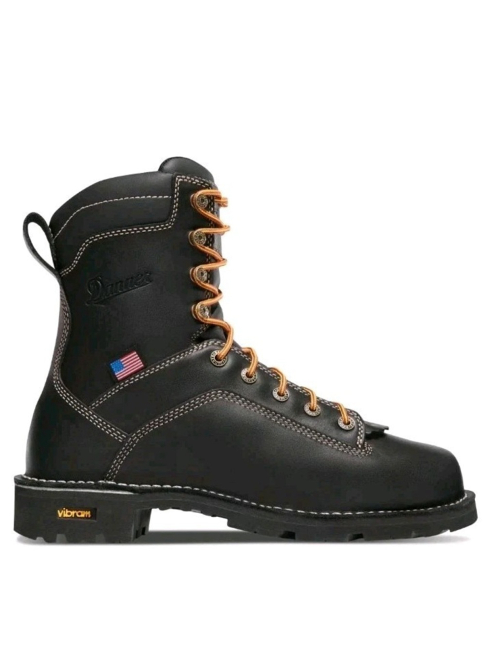 Danner Quarry USA 8" Black Alloy Toe Work Boots 17311 Men’s Size 11 D New In Box
